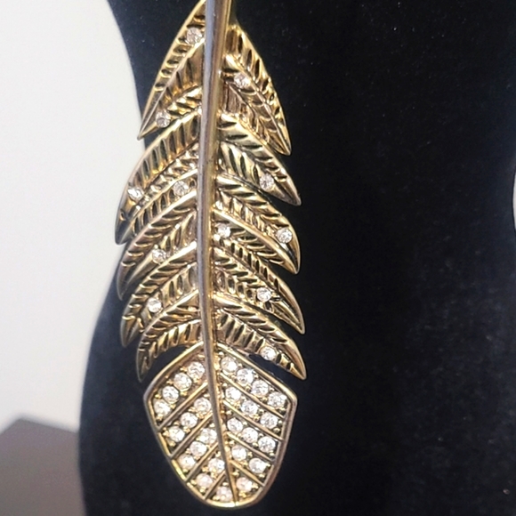 BJ Indian Summer Large Feather Choker - Picture 2 of 6